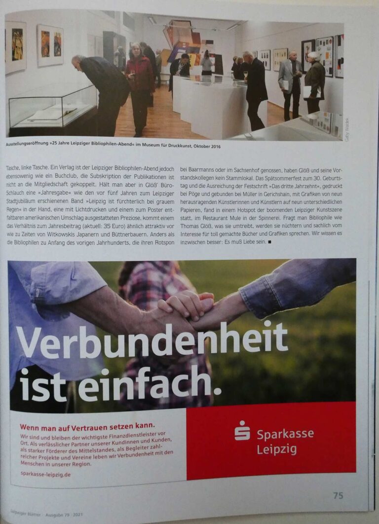 Zeitungsausschnitt des Presseartikels